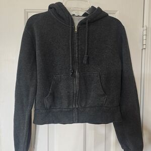 Brandy Melville Black Hoodie Jacket